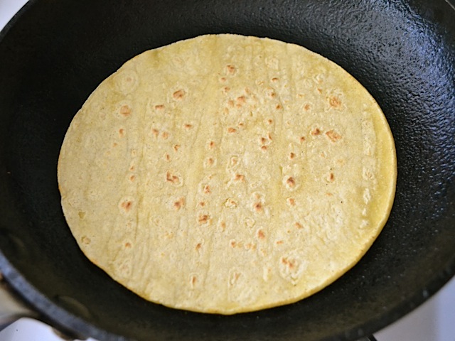 toasted tortillas