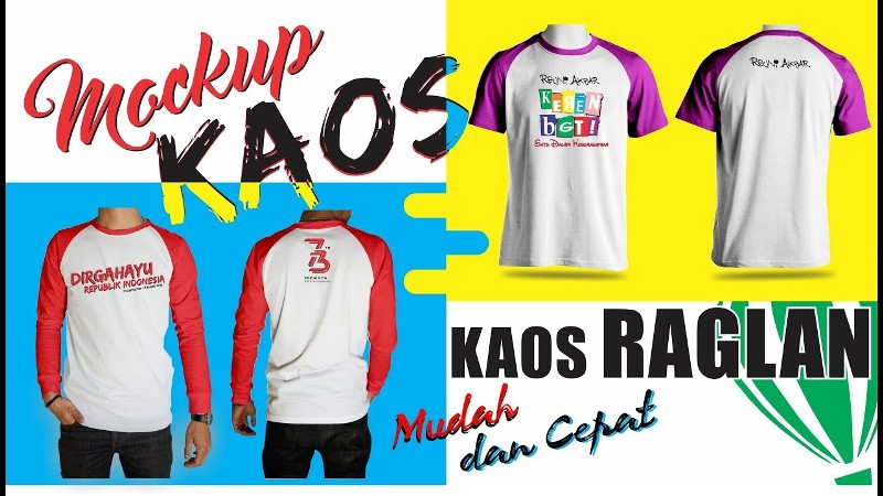 Download Mockup Kaos untuk Tampilan Desain Kaos Format Corel CDR ...