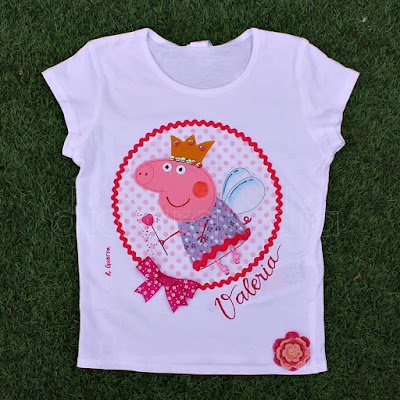 Camiseta Peppa Pig personalizada