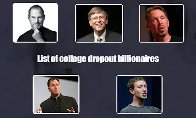 Top 5 college dropouts who later became billionaires