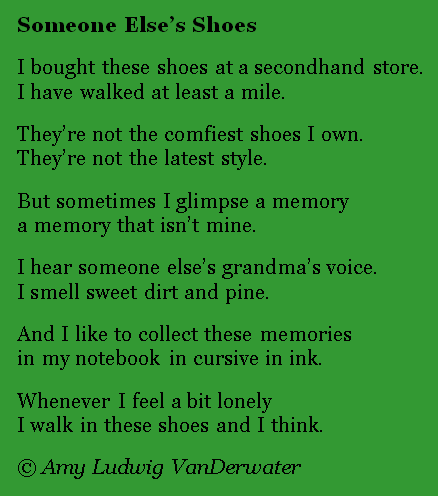 The Poem Farm Walking A Mile Writing From Books And Expressions