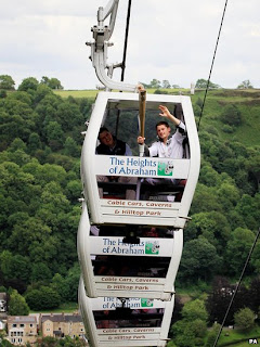  Next London Olympics 2012 : Olympic Flame to Travel on the Heights of Abraham Cable Car