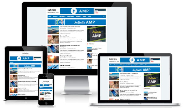 Infinite AMP Free Responsive Blogger Theme