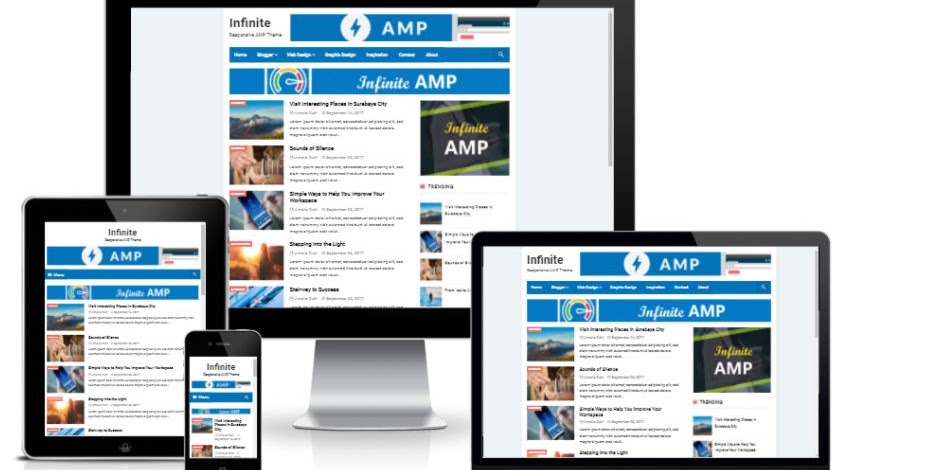 Infinite AMP Free Responsive Blogger Theme