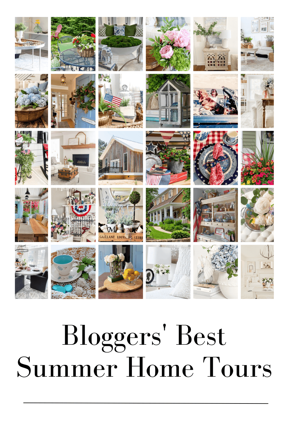 Bloggers Best Summer Home Tours
