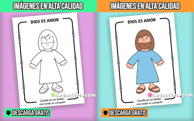 Material para Catequesis: Dibujos de Dios es Amor