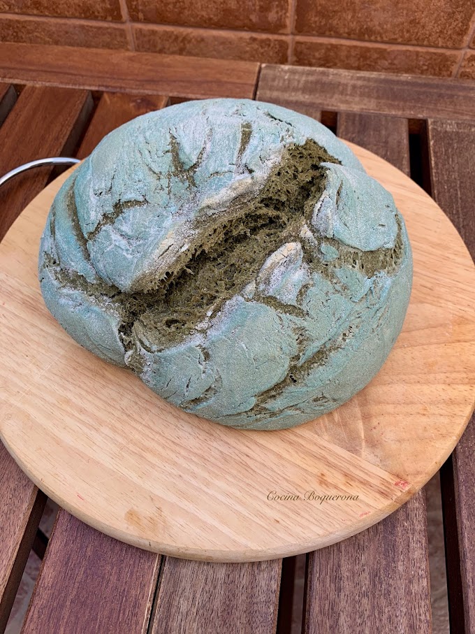 Pan payés con espirulina (sin gluten)