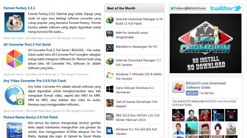 BAGAS31.com, Tempatnya Download Software Gratis