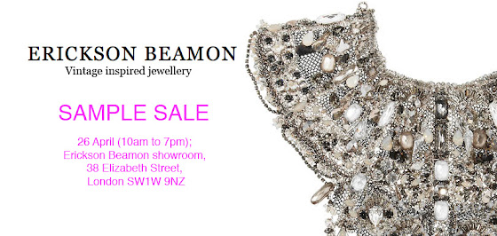 Erickson Beamon sample sale