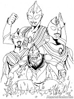 Mewarnai Gambar Ultraman  Mewarnai Gambar