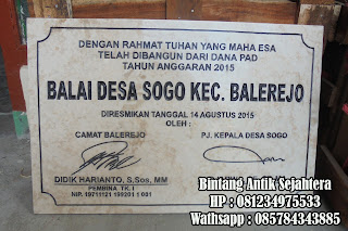 Harga Prasasti Marmer di Jakarta