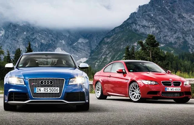 Audi RS4 versus BMW M3