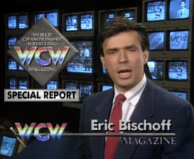 WCW Starrcade '92 - Eric Bischoff announces Rick Rude's injury in a WCW Magazine Special Report