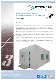  SPORT TRAINING CLIMATIC CHAMBER