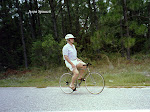 Riding his bike in Florida