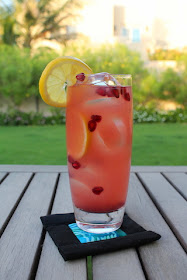 Food Lust People Love: Pomegranate juice, sparkling lemonade and vodka make a refreshing cocktail during the hot summer months, with the bonus of reputed antioxidants in the pomegranate and vitamin C from the lemonade.