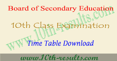 TS 10th time table 2018 Telangana board ssc exam schedule