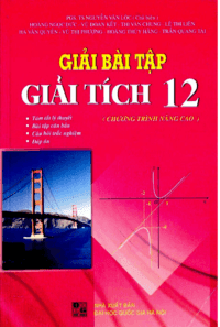 Giải Bài Tập Giải Tích 12: Nâng Cao - Nguyễn Văn Lộc