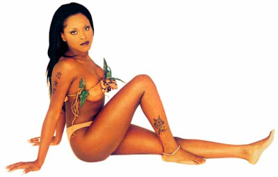 Foxy Brown Tattoo Design on Body