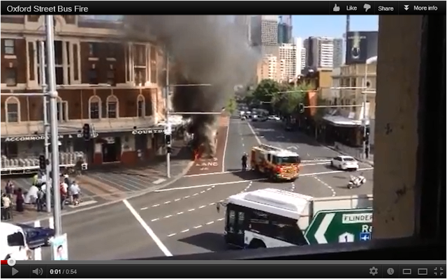 Image for  Oxford Street Bus Fire   1