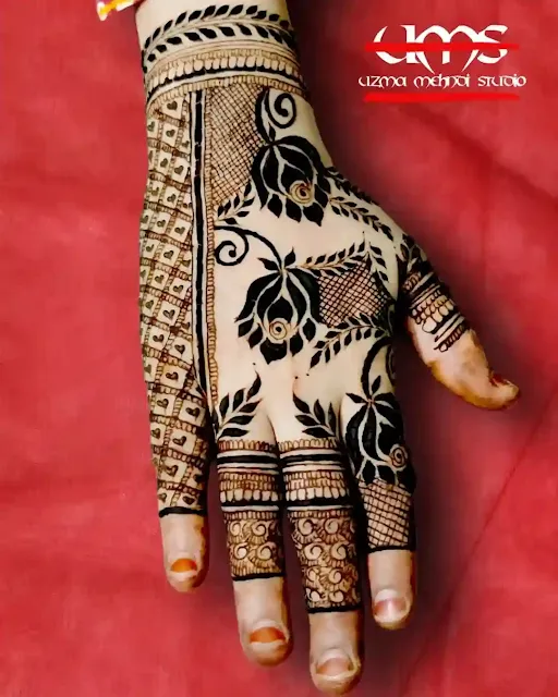 back hand mehndi design