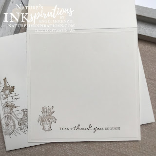 By Angie McKenzie for Stampin' Dreams Blog Hop; Click READ or VISIT to go to my blog for details! Featuring the Feels Like Home Cling Stamp Set (earn it for FREE during Sale-a-bration) and Brick & Mortar 3D Embossing Folder from the Stampin' Up! 2021-2022 Annual Catalog; #thankyoucards #simplestamping #watercolorpencils #blenderpens #stampinup #saleabration2021augsept #feelslikehome  #brickandmortar #diycrafts #handmadecards #stampindreamsbloghop #naturesinkspirations