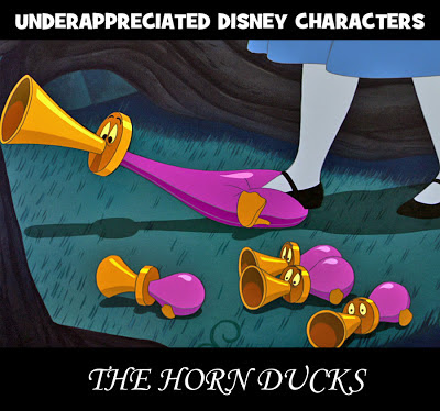 Disney Horn Ducks Alice Wonderland underappreciated Tulgey