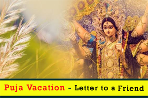 Puja Vacation - Letter to a friend
