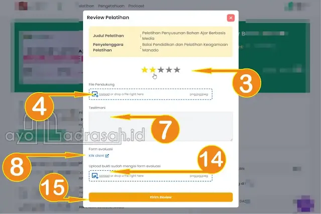 Cara Isi Review Pelatihan Pintar