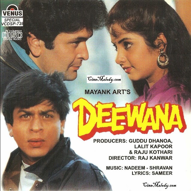 Deewana (1992) Movie Mp3 Songs