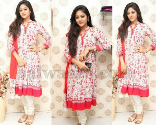 Sushma in Floral Printed Salwar