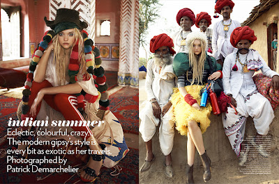 India fashion vogue editorial