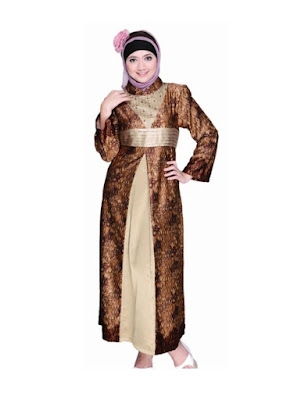 gambar gamis batik