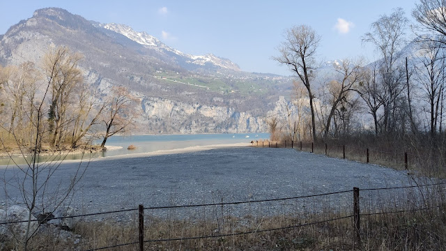 View over the Walensee in Switzerland