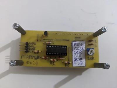 PIC16F887 PCF8574AP I2C LCD Example using XC8