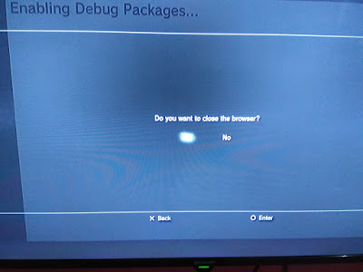 Mengaktifkan HAN dan Debug Package Secara Offline PS3 7