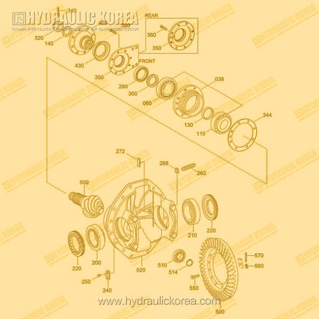 HL780-3 DIFFERENTIAL GROUP 1 HL780-3 DIFFERENTIAL GROUP 1 HL780-3 DIFFERENTIAL GROUP 1 4460-031-239  DIFF. CARRIER ASSY 4460-031-226  DIFF CARRIER ASSY 4460-031-240  DIFF. CARRIER ASSY 4460-031-228  DIFF CARRIER ASSY 4460-231-200  HOUSING-AXLE DRIVE 4460-231-201  HOUSING-AXLE DRIVE 4415-201-012  BUSHING-BEARING 4460-231-007  BUSHING-BEARING 0635-501-111  RING-BEARING,INNER 0735-295-192  RING-BEARING,INNER 0635-501-133  RING-BEARING,INNER 0735-295-165  RING-BEARING,INNER 4415-301-503  RING-SPACER(14.4) 4415-301-502  RING-SPACER(14.3) 4415-301-501  RING-SPACER(14.2) 4415-301-500  RING-SPACER(14.1) 4415-301-499  RING-SPACER(14.0) 4415-301-015  RING-SPACER(13.8) 4415-301-360  RING-SPACER(13.7) 4415-301-364  RING-SPACER(13.6) 4415-301-368  RING-SPACER(13.5) 4415-301-372  RING-SPACER(13.4) 4415-301-376  RING-SPACER(13.3) 4415-301-380  RING-SPACER(13.2) 4415-301-384  RING-SPACER(13.1) 4415-301-022  WASHER 4415-301-470  WASHER 0750-117-202  BEARING-ROLLER 0750-117-202  BEARING-ROLLER 4460-331-079  NUT-ADJUSTING 4401-301-050  WASHER-TAB 0636-015-272  SCREW-HEX 0636-015-278  SCREW-HEX 4415-301-013  SCREW-ADJUSTING 0637-009-031  NUT-HEX 4401-301-052  PAD-SLIDING 0750-111-140  SEAL-SHAFT 4415-301-470  WASHER 4415-301-022  WASHER 0737-008-009  NUT-CASTLE 0737-503-082  NUT-SLOTTED 0631-701-054  PIN-SPILT 4415-301-097  WASHER(1.0) 4415-301-229  WASHER(0.5) 4415-301-230  WASHER(0.3) 4415-301-231  WASHER(0.1) 4415-301-300  WASHER(0.15) 4415-301-388  WASHER(0.2) 4415-301-551  WASHER(0.6) 4415-301-552  WASHER(0.7) 4415-301-553  WASHER(0.8) 4415-301-554  WASHER(0.9) 4415-301-217  CAP-SEALING 4460-331-053  CAP-SEALING 0636-011-023  SCREW-HEX 4460-331-074  FLANGE-INPUT 4460-331-107  FLANGE-INPUT 4415-301-020  CAP-DUST 4460-231-308  BEVEL GEAR SET 4460-231-330  BEVEL GEAR SET 4460-231-313  BEVEL GEAR SET 4460-231-331  BEVEL GEAR SET 0735-410-044  BEARING-ROLLER 0630-501-031  RING-RETAINING 0736-101-027  BOLT-FLAT HEAD 0637-008-018  NUT-CASTLE 0631-701-038  PIN-SPILT