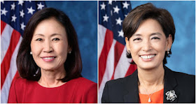 California Reps. Michelle Steel (R-48) and Young Kim (R-39)
