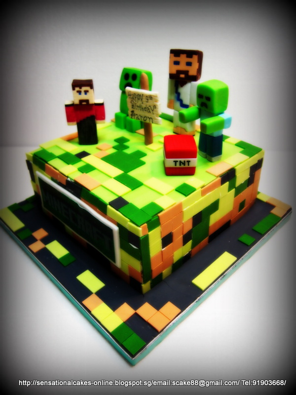 / /  IPAD GAMES CAKE games SINGAPORE 3D MINECRAFT ANDROID CAKE making / cake APPLE 3d