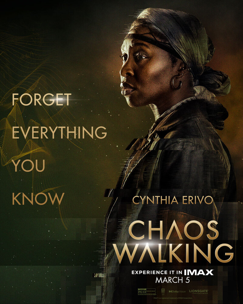 chaos walking poster cynthia erivo