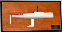 J/70 one-design speedster- half model