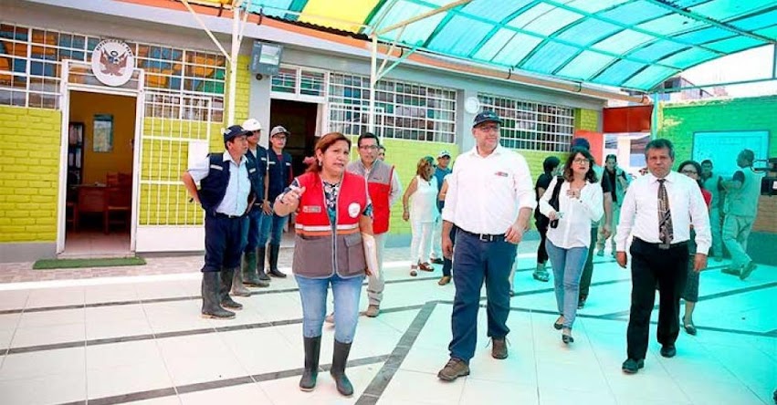 Ministro de Educación, Daniel Alfaro monitorea colegios para garantizar inicio de clases 2019