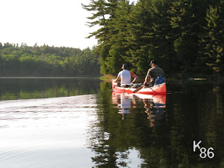 Killarney Provincial Park - canoeing on Bell Lake