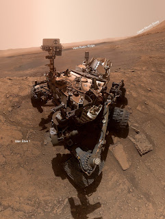 curiosity's selfie on mars