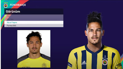 PES 2021 Faces Mauricio Lemos by PES Football Turkey