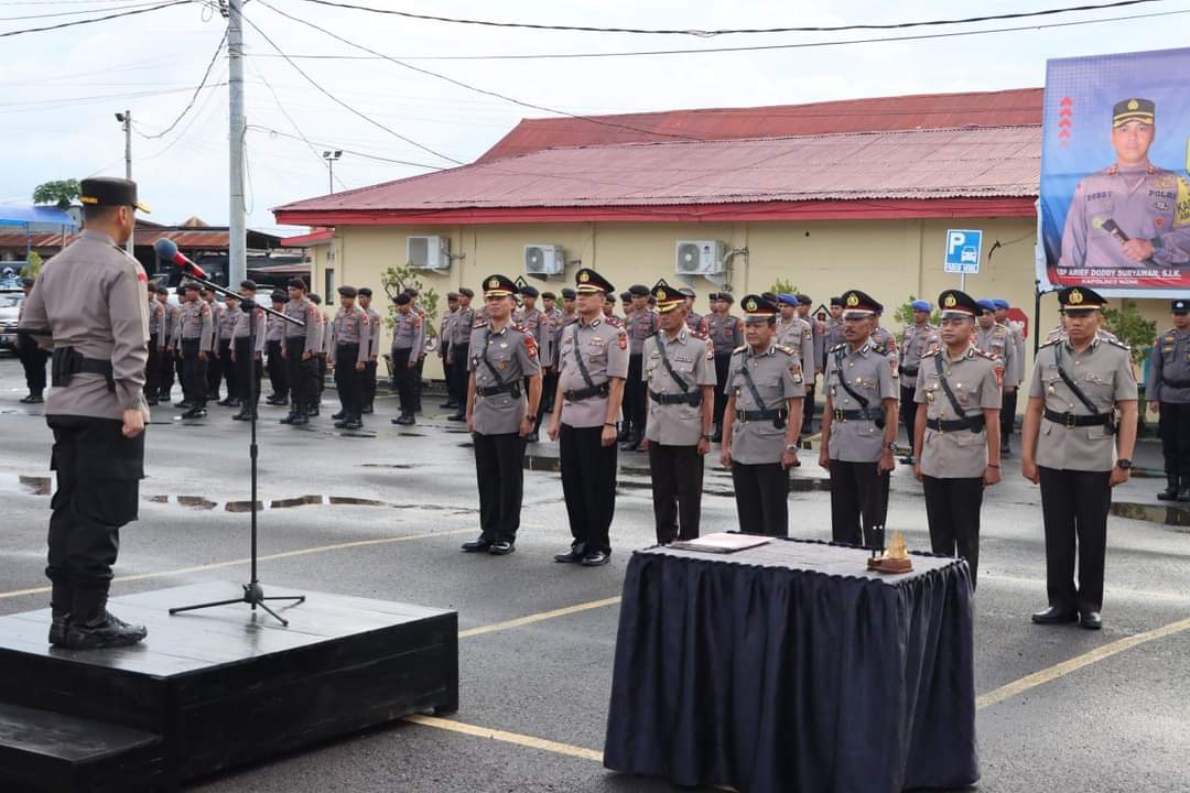 Sertijab Polres Bone: Kabag Ops dan 3 Kapolsek Berganti