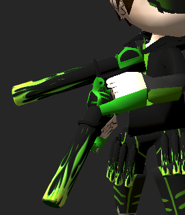 Guns Skin Aottg Colored Flame AHSS AOTTG - Flaming Gun Style Attack On Titan Tribute Game