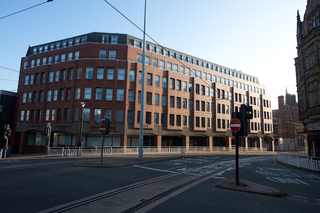 Exterior shot of Cathedral Court, where the Department of Psychology is based