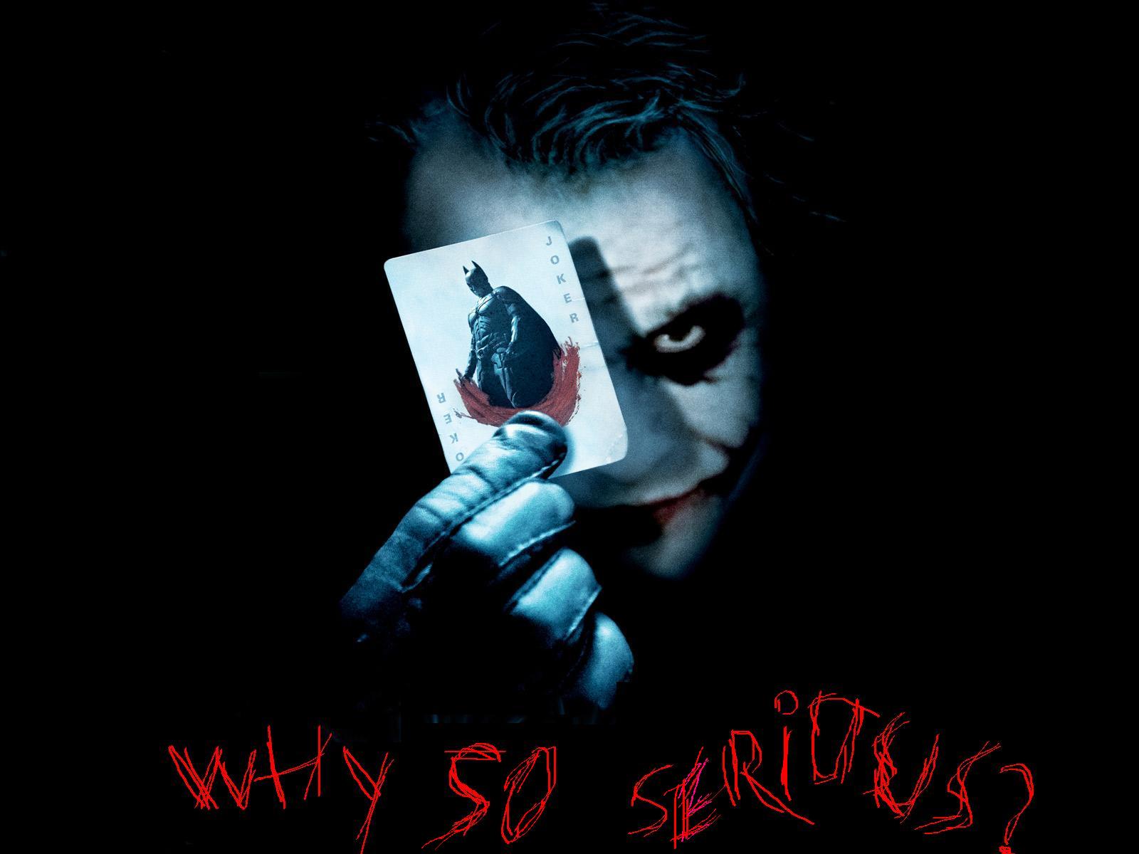 ... Logo Wallpaper Collection: WHY SO SERIOUS WALLPAPER, POSTER COLLECTION