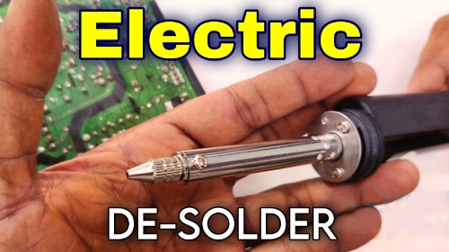 Unbelievable Skill: One Hand Desoldering With GAOJIE's New Electric Desolder Pump